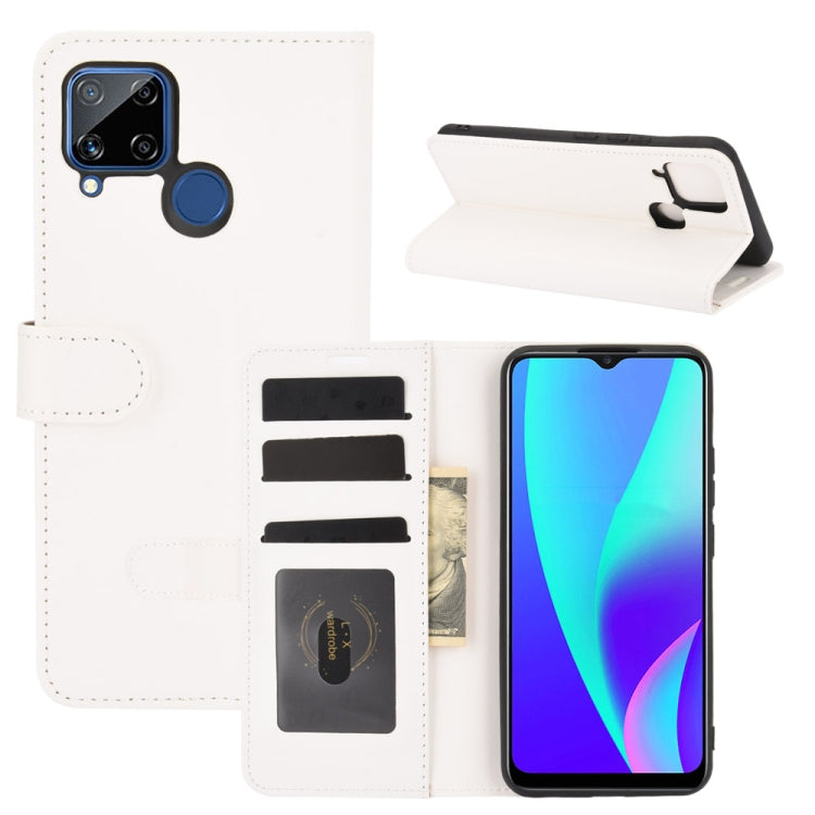 For OPPO Realme C15 R64 Texture Single Horizontal Flip Protective Case with Holder & Card Slots & Wallet& Photo Frame