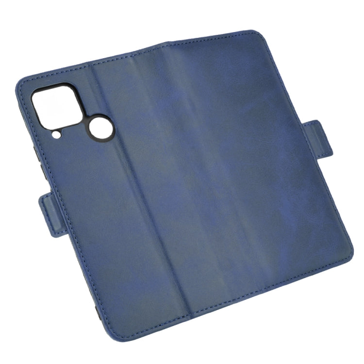 For OPPO Realme C15 Dual-side Magnetic Buckle Horizontal Flip Leather Case with Holder & Card Slots & Wallet