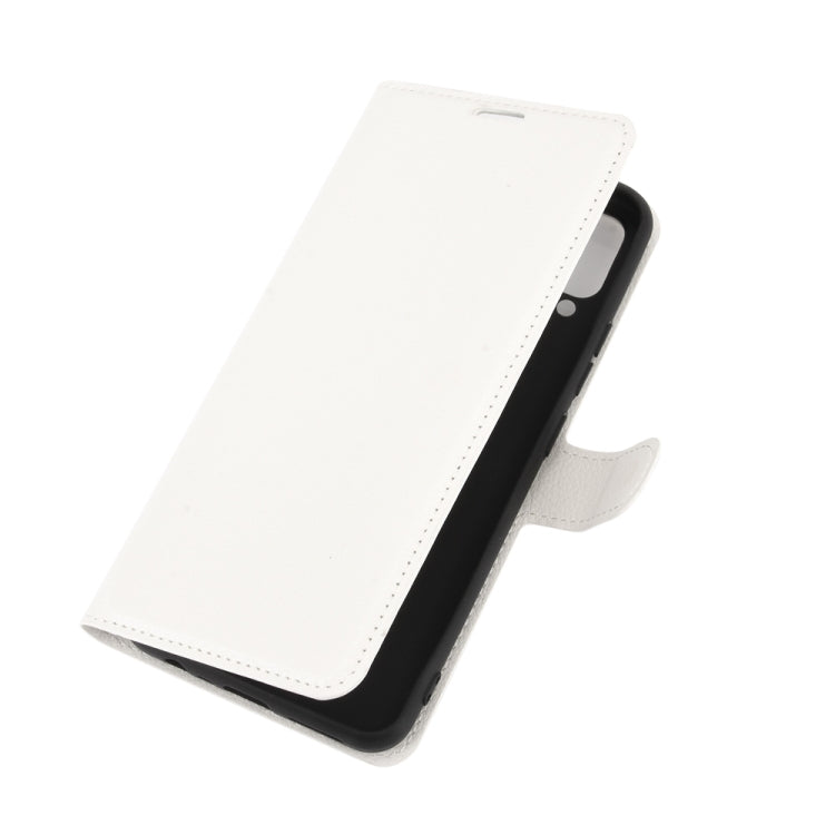 For OPPO Realme C15 Litchi Texture Horizontal Flip Protective Case with Holder & Card Slots & Wallet