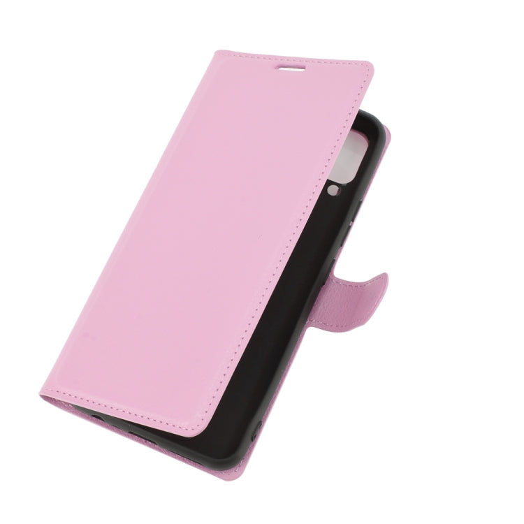 For OPPO Realme C15 Litchi Texture Horizontal Flip Protective Case with Holder & Card Slots & Wallet