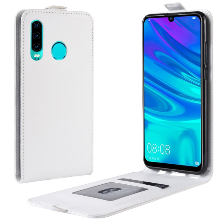 For Huawei P30 lite R64 Texture Single Vertical Flip Leather Protective Case with Card Slots & Photo Frame