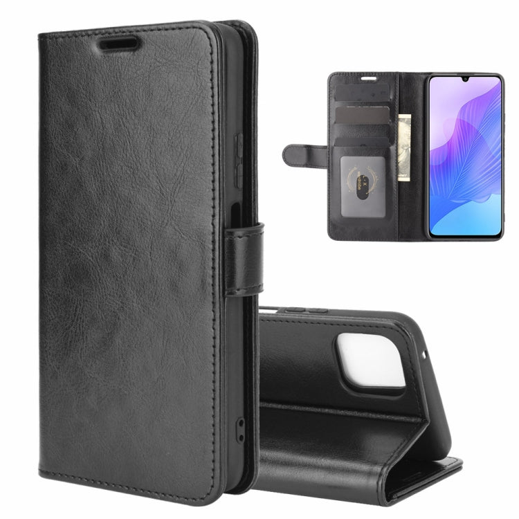 For Huawei Enjoy 20 R64 Texture Single Horizontal Flip Protective Case with Holder & Card Slots & Wallet& Photo Frame