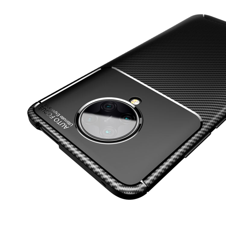 For Xiaomi Redmi K30 Ultra Carbon Fiber Texture Shockproof TPU Case