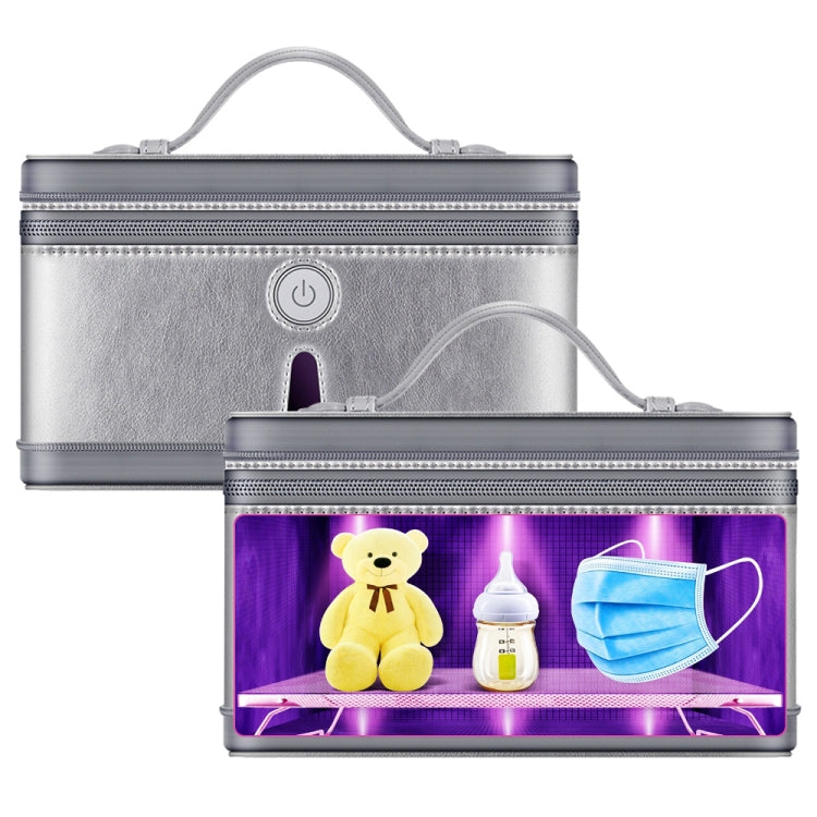 UVC Ultraviolet Sterilization Bag Portable Foldable Clothing Sterilization Box Bag, Size:Small 21.5x16x13cm
