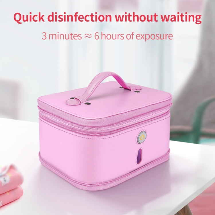 UVC Ultraviolet Sterilization Bag Portable Foldable Clothing Sterilization Box Bag, Size:Small 21.5x16x13cm