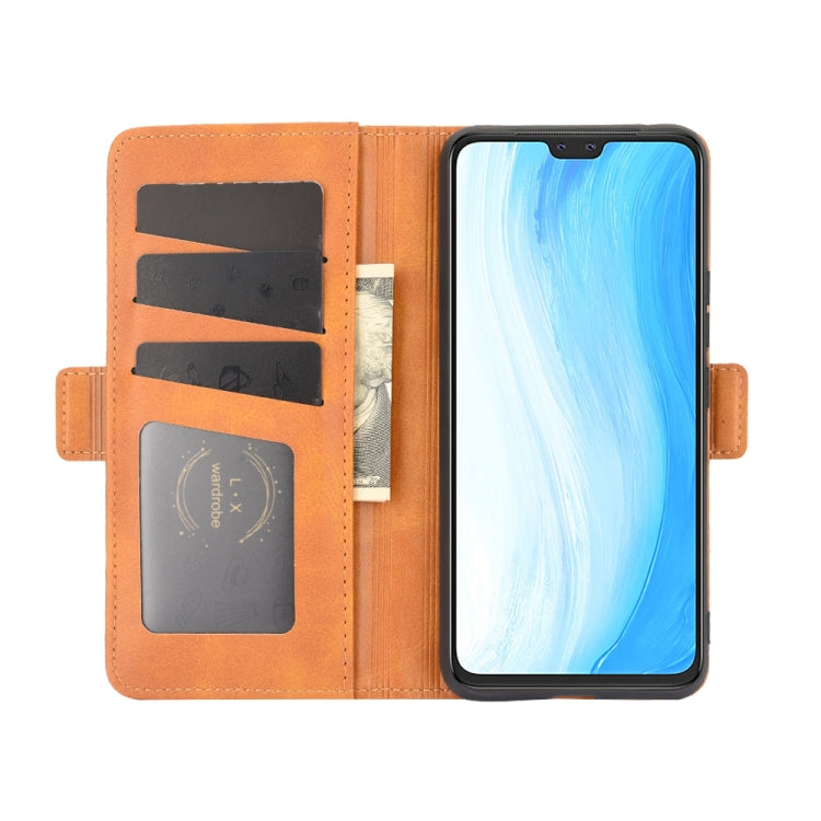 For Vivo S7 5G Dual-side Magnetic Buckle Horizontal Flip Leather Case with Holder & Card Slots & Wallet