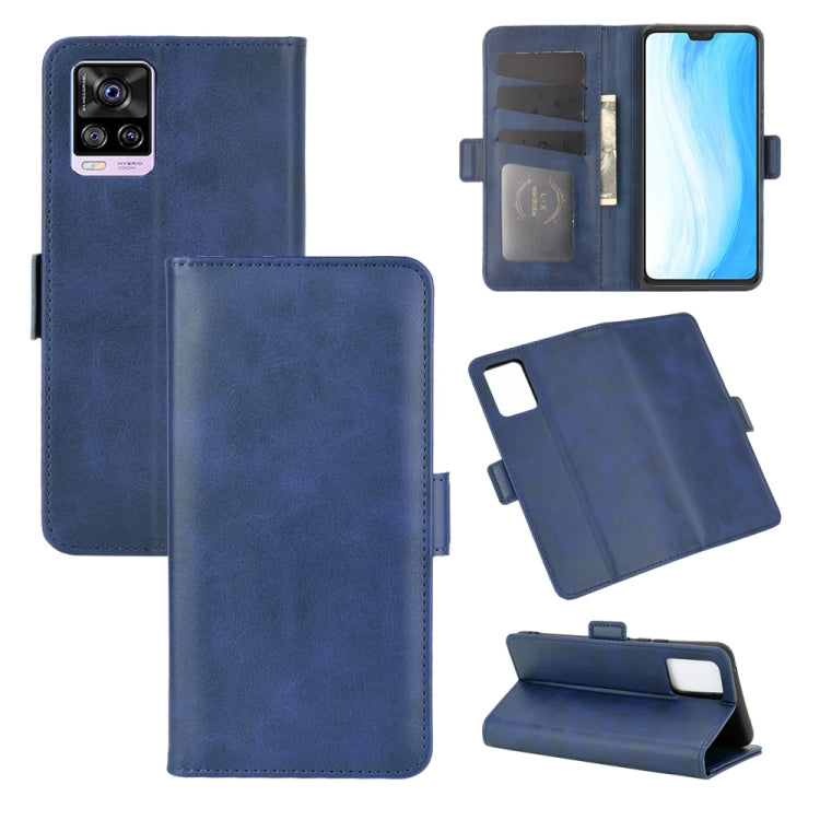 For Vivo S7 5G Dual-side Magnetic Buckle Horizontal Flip Leather Case with Holder & Card Slots & Wallet