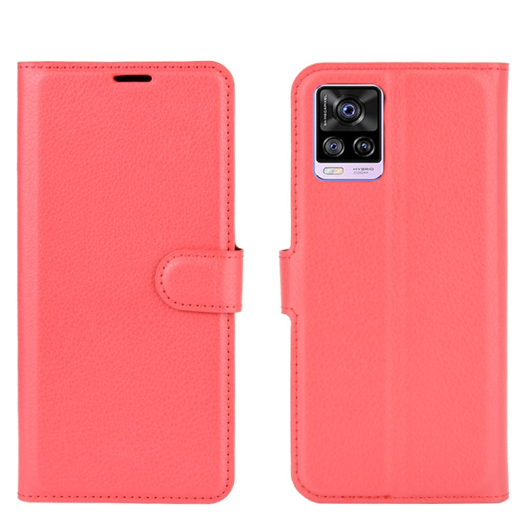For Vivo S7 5G Litchi Texture Horizontal Flip Protective Case with Holder & Card Slots & Wallet