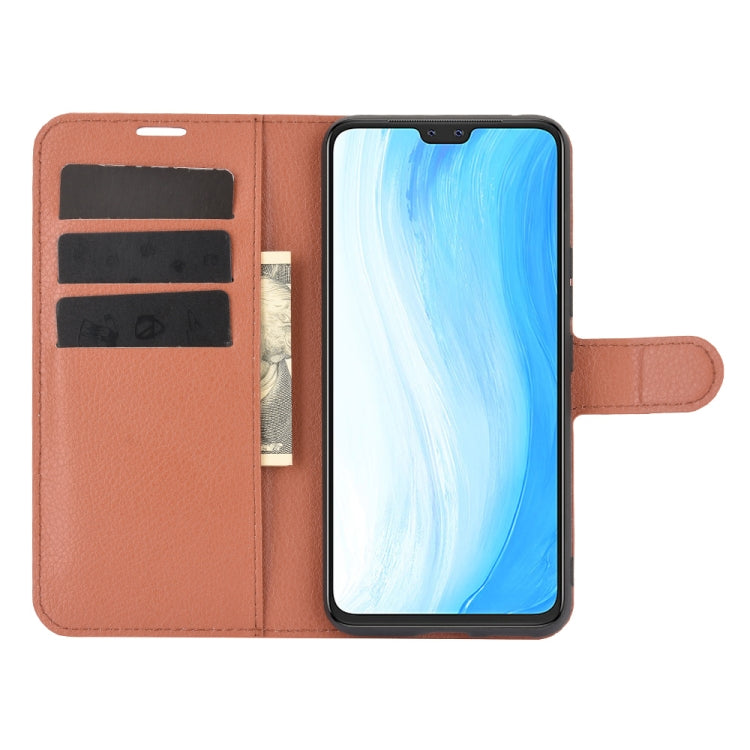 For Vivo S7 5G Litchi Texture Horizontal Flip Protective Case with Holder & Card Slots & Wallet