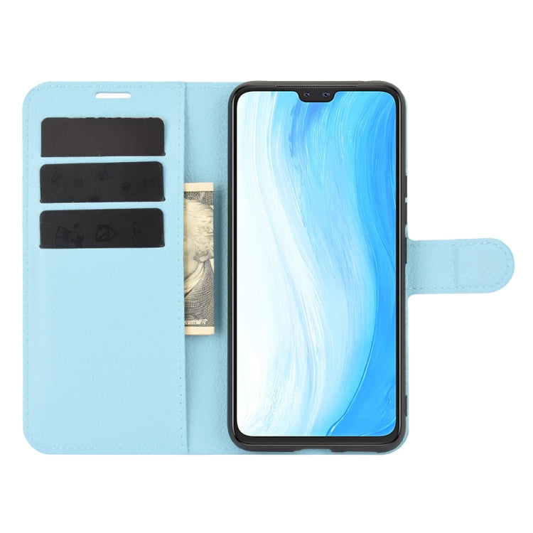 For Vivo S7 5G Litchi Texture Horizontal Flip Protective Case with Holder & Card Slots & Wallet