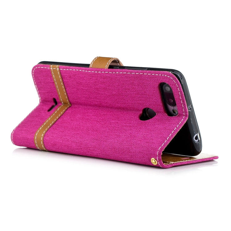 Color Matching Denim Texture Leather Case for Xiaomi Redmi 6 / 6A, with Holder & Card Slots & Wallet & Lanyard