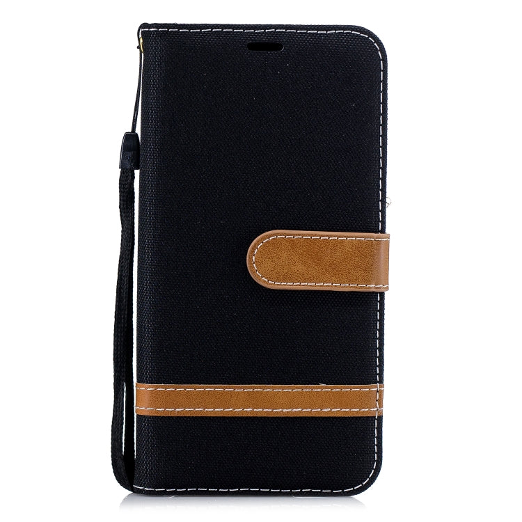 Color Matching Denim Texture Leather Case for Xiaomi Redmi 6 Pro, with Holder & Card Slots & Wallet & Lanyard
