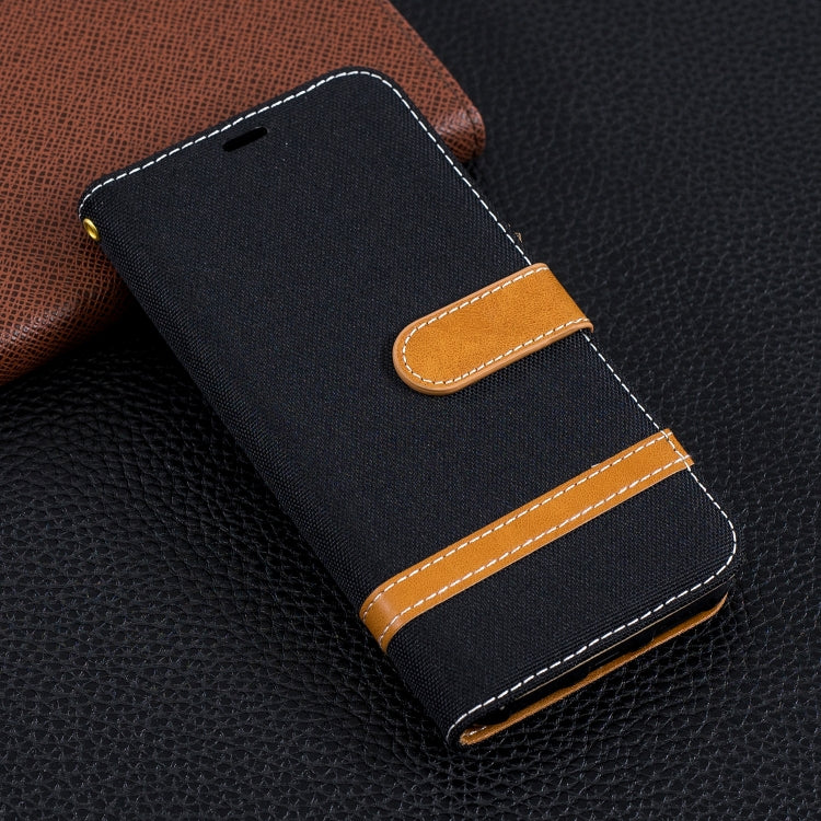 Color Matching Denim Texture Leather Case for Xiaomi Redmi 6 Pro, with Holder & Card Slots & Wallet & Lanyard
