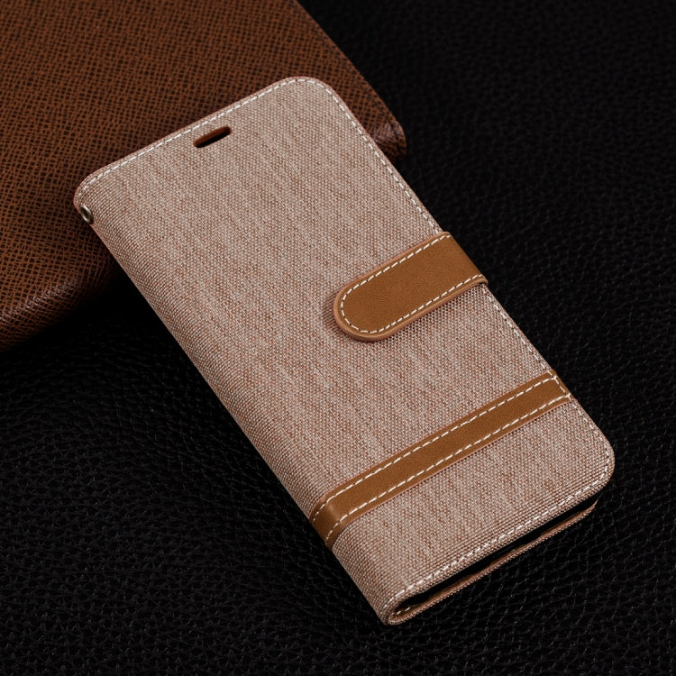 Color Matching Denim Texture Leather Case for Xiaomi Redmi 6 Pro, with Holder & Card Slots & Wallet & Lanyard