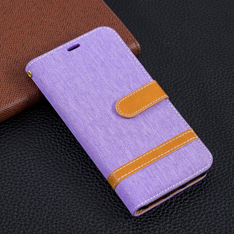 Color Matching Denim Texture Leather Case for Xiaomi Redmi 6 Pro, with Holder & Card Slots & Wallet & Lanyard