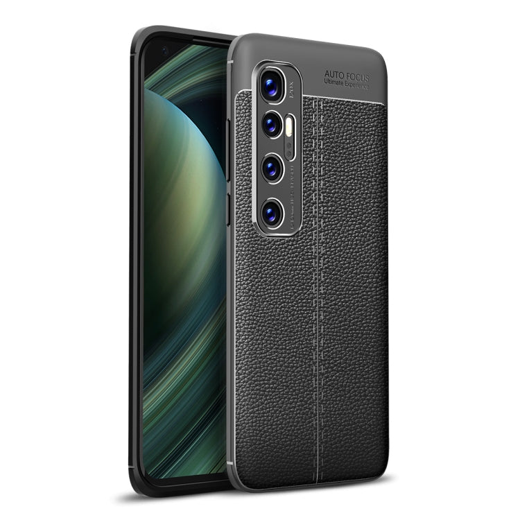 For Xiaomi Mi 10 Ultra Litchi Texture TPU Shockproof Case