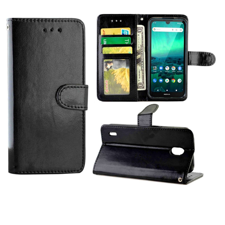 For Nokia 1.3 Crazy Horse Texture Leather Horizontal Flip Protective Case with Holder & Card Slots & Wallet & Photo Frame