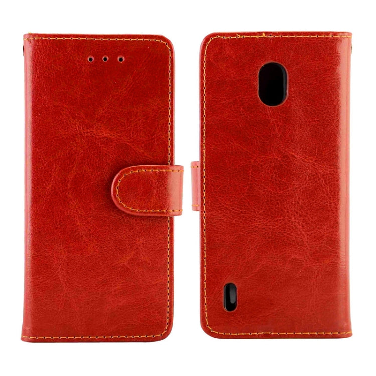 For Nokia 1.3 Crazy Horse Texture Leather Horizontal Flip Protective Case with Holder & Card Slots & Wallet & Photo Frame