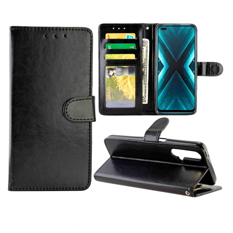 For OPPO Realme X3 / X50 Crazy Horse Texture Leather Horizontal Flip Protective Case with Holder & Card Slots & Wallet & Photo Frame
