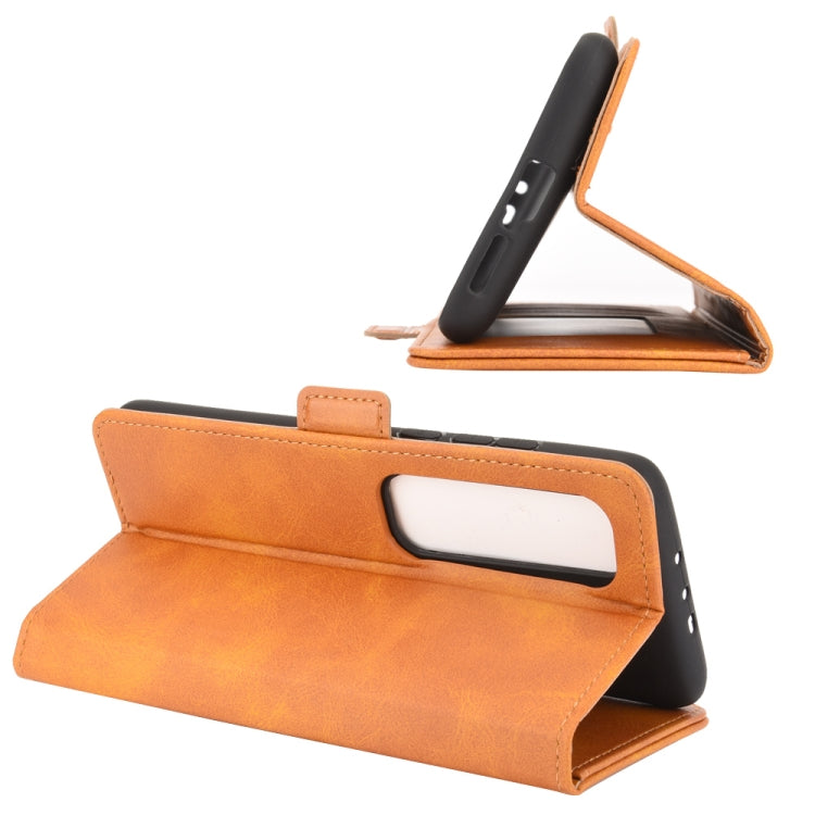 For Xiaomi Mi 10 Ultra Dual-side Magnetic Buckle Horizontal Flip Leather Case with Holder & Card Slots & Wallet