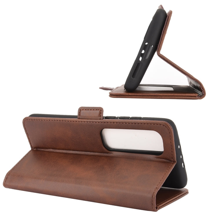 For Xiaomi Mi 10 Ultra Dual-side Magnetic Buckle Horizontal Flip Leather Case with Holder & Card Slots & Wallet