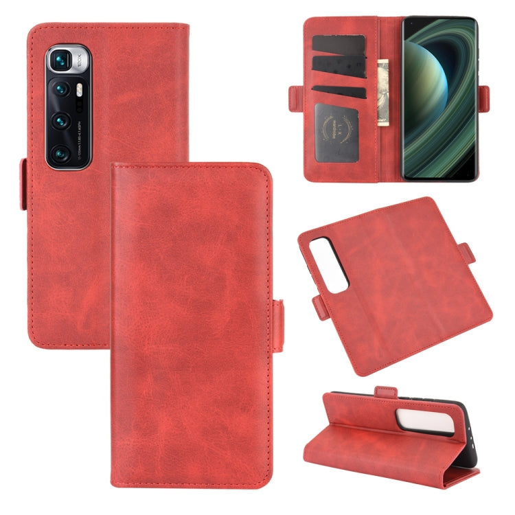 For Xiaomi Mi 10 Ultra Dual-side Magnetic Buckle Horizontal Flip Leather Case with Holder & Card Slots & Wallet
