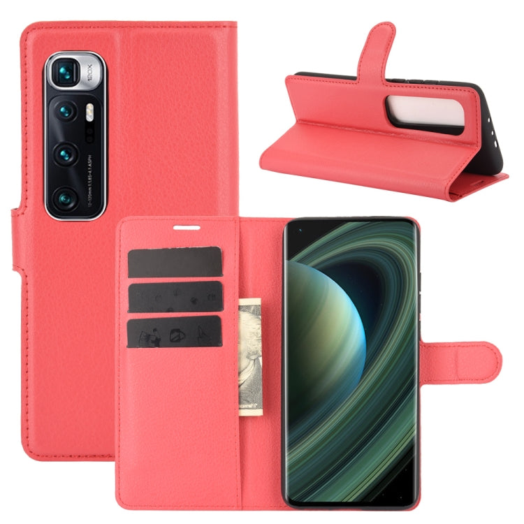 For Xiaomi Mi 10 Ultra Litchi Texture Horizontal Flip Protective Case with Holder & Card Slots & Wallet