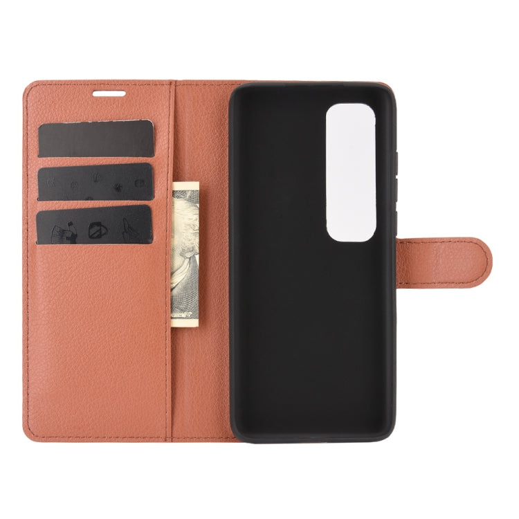 For Xiaomi Mi 10 Ultra Litchi Texture Horizontal Flip Protective Case with Holder & Card Slots & Wallet