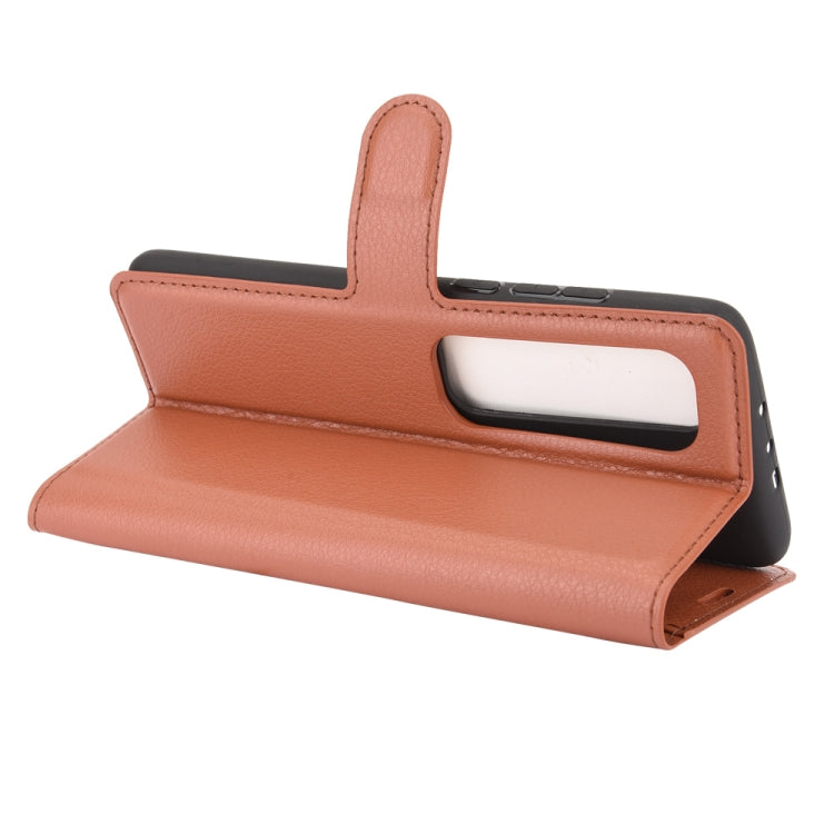 For Xiaomi Mi 10 Ultra Litchi Texture Horizontal Flip Protective Case with Holder & Card Slots & Wallet