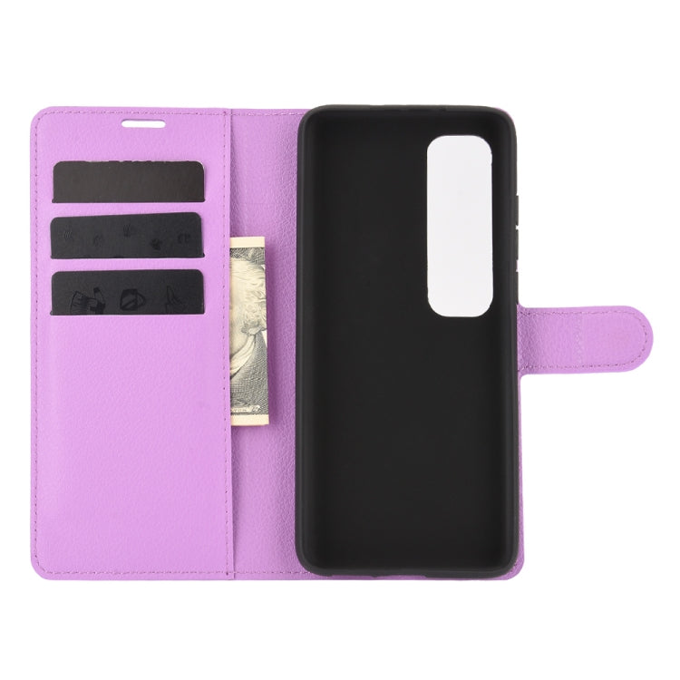 For Xiaomi Mi 10 Ultra Litchi Texture Horizontal Flip Protective Case with Holder & Card Slots & Wallet