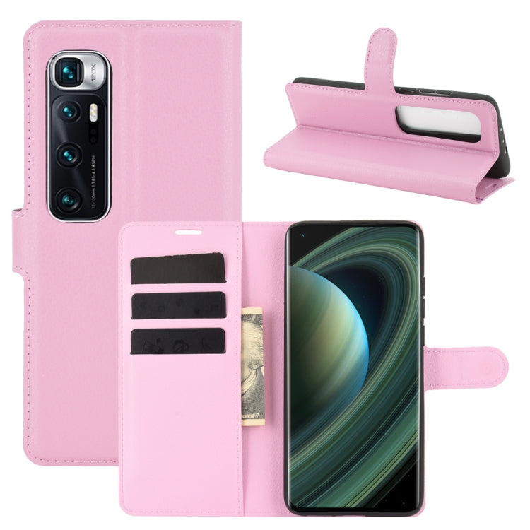 For Xiaomi Mi 10 Ultra Litchi Texture Horizontal Flip Protective Case with Holder & Card Slots & Wallet