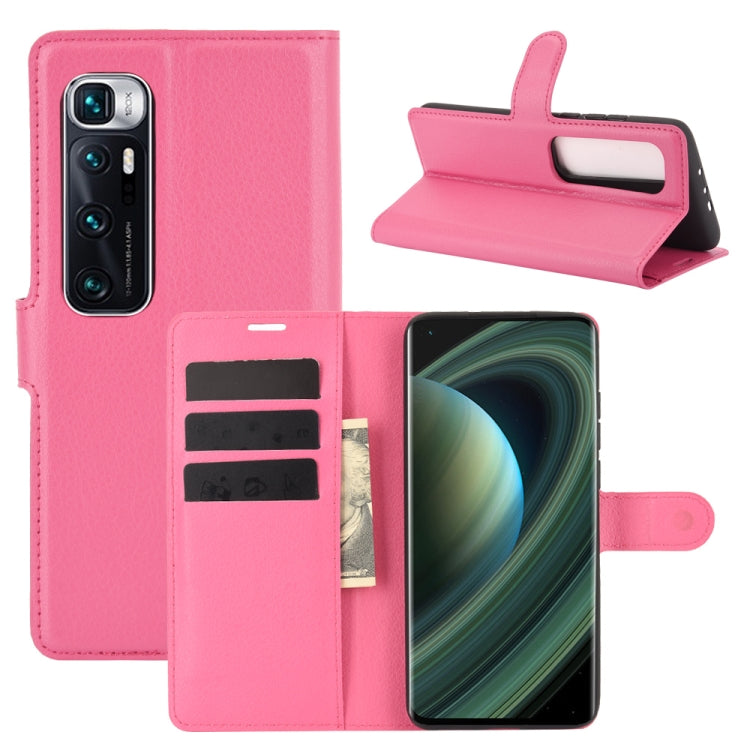 For Xiaomi Mi 10 Ultra Litchi Texture Horizontal Flip Protective Case with Holder & Card Slots & Wallet