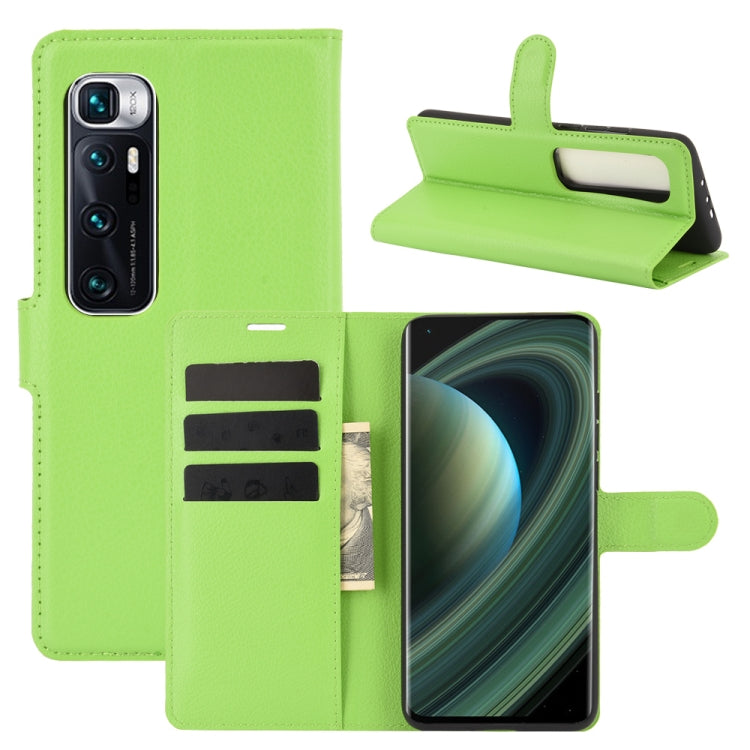 For Xiaomi Mi 10 Ultra Litchi Texture Horizontal Flip Protective Case with Holder & Card Slots & Wallet