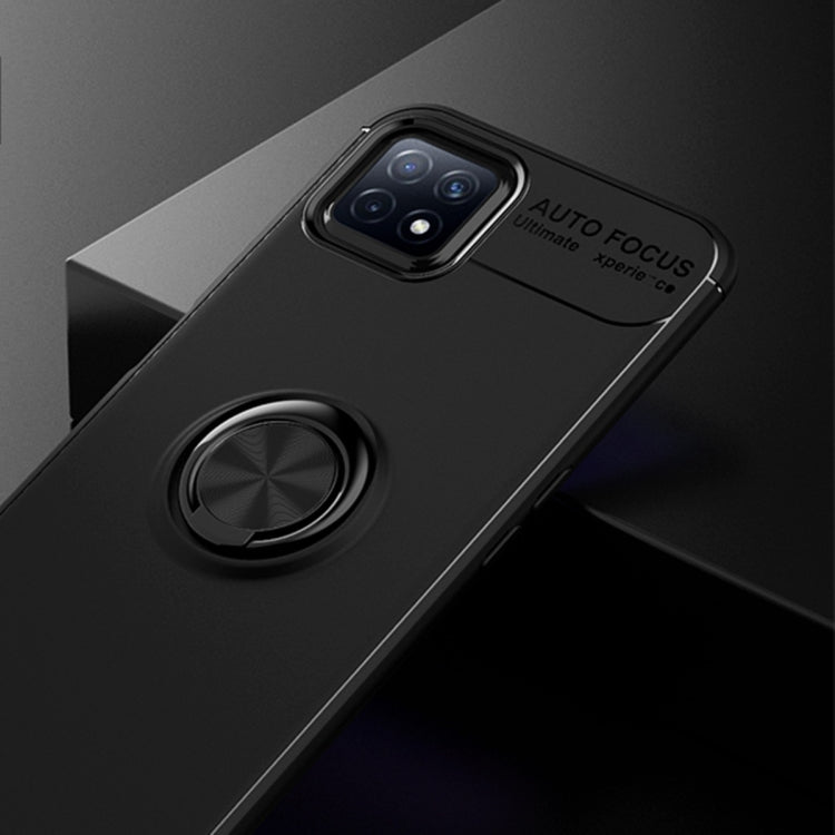 For OPPO A72 5G Metal Ring Holder 360 Degree Rotating TPU Case