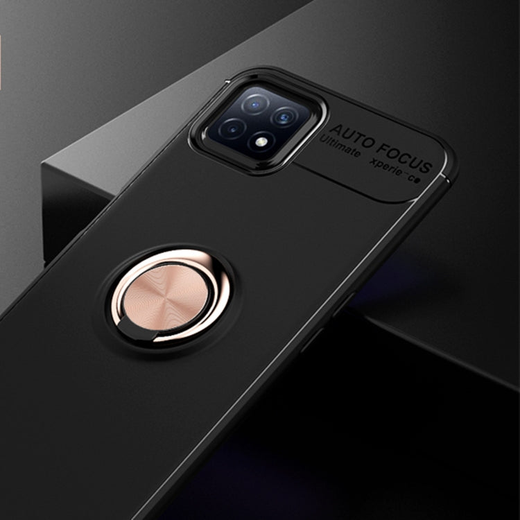 For OPPO A72 5G Metal Ring Holder 360 Degree Rotating TPU Case