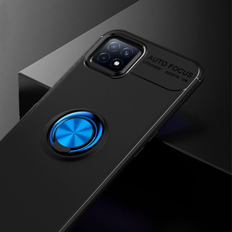 For OPPO A72 5G Metal Ring Holder 360 Degree Rotating TPU Case