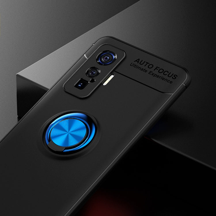 For VIVO IQOO 5 Pro Metal Ring Holder 360 Degree Rotating TPU Case