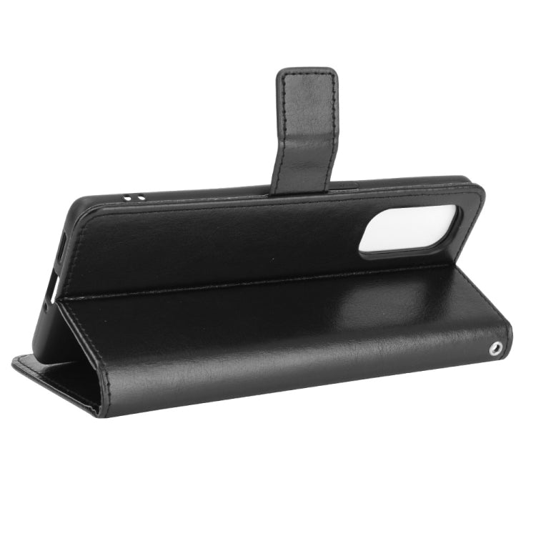 For OPPO Reno4 4G Retro Crazy Horse Texture Horizontal Flip Leather Case , with Holder & Card Slots & Photo Frame