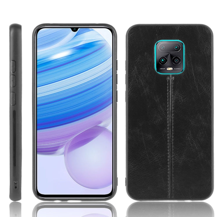 For Xiaomi Redmi 10X 5G/10X Pro 5G Shockproof Sewing Cow Pattern Skin PC + PU + TPU Case