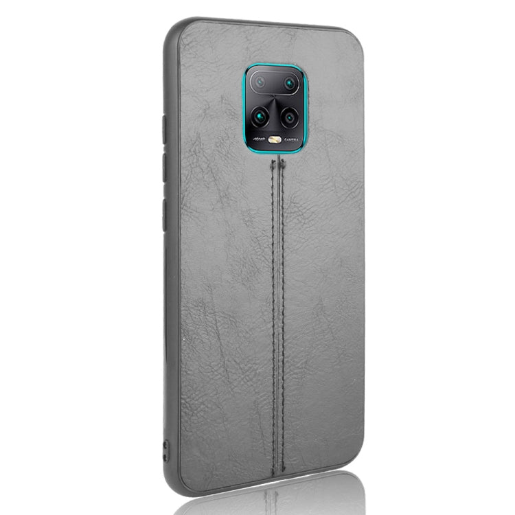 For Xiaomi Redmi 10X 5G/10X Pro 5G Shockproof Sewing Cow Pattern Skin PC + PU + TPU Case