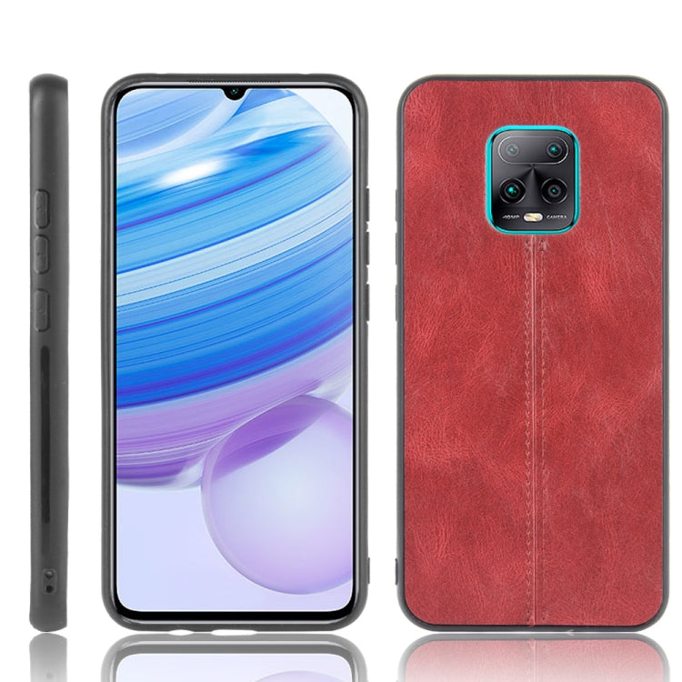 For Xiaomi Redmi 10X 5G/10X Pro 5G Shockproof Sewing Cow Pattern Skin PC + PU + TPU Case