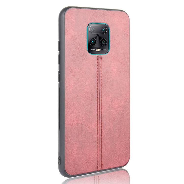 For Xiaomi Redmi 10X 5G/10X Pro 5G Shockproof Sewing Cow Pattern Skin PC + PU + TPU Case