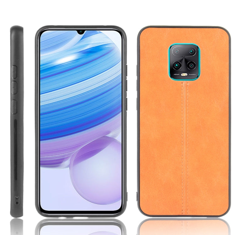 For Xiaomi Redmi 10X 5G/10X Pro 5G Shockproof Sewing Cow Pattern Skin PC + PU + TPU Case