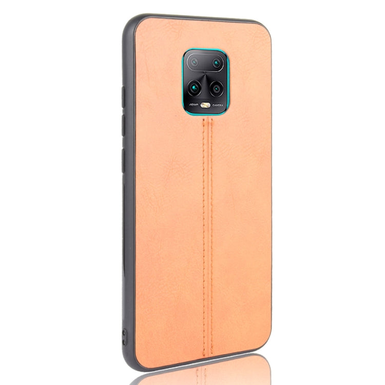 For Xiaomi Redmi 10X 5G/10X Pro 5G Shockproof Sewing Cow Pattern Skin PC + PU + TPU Case