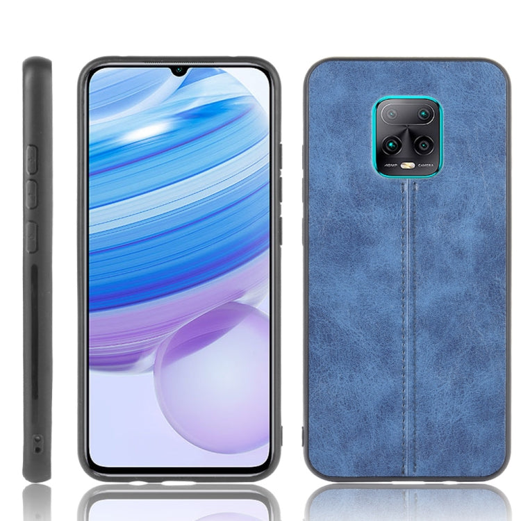 For Xiaomi Redmi 10X 5G/10X Pro 5G Shockproof Sewing Cow Pattern Skin PC + PU + TPU Case