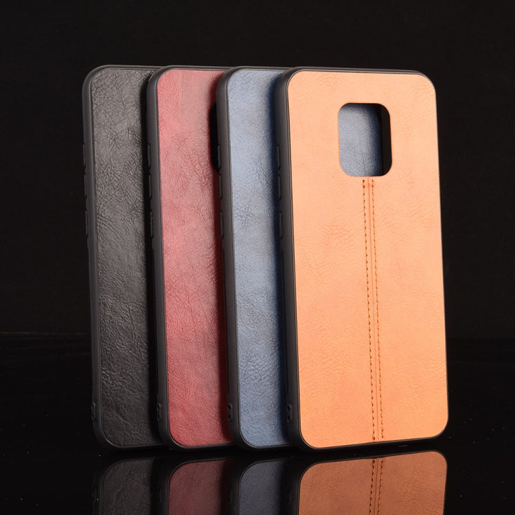 For Xiaomi Redmi 10X 5G/10X Pro 5G Shockproof Sewing Cow Pattern Skin PC + PU + TPU Case