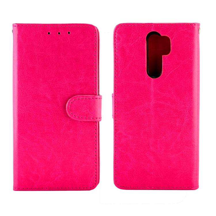 For Xiaomi Redmi 9 Crazy Horse Texture Leather Horizontal Flip Protective Case with Holder & Card Slots & Wallet & Photo Frame