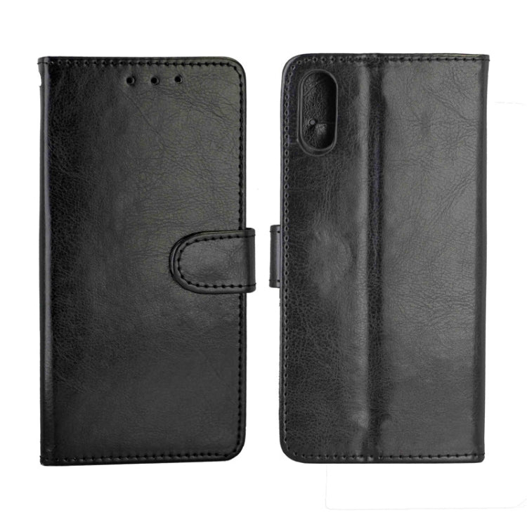 For Xiaomi Redmi 9A Crazy Horse Texture Leather Horizontal Flip Protective Case with Holder & Card Slots & Wallet & Photo Frame