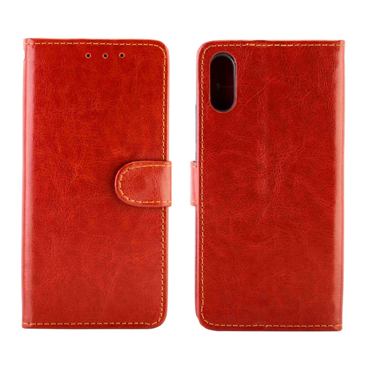 For Xiaomi Redmi 9A Crazy Horse Texture Leather Horizontal Flip Protective Case with Holder & Card Slots & Wallet & Photo Frame