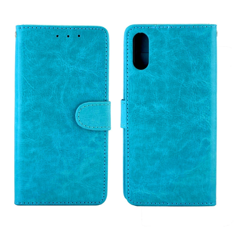 For Xiaomi Redmi 9A Crazy Horse Texture Leather Horizontal Flip Protective Case with Holder & Card Slots & Wallet & Photo Frame